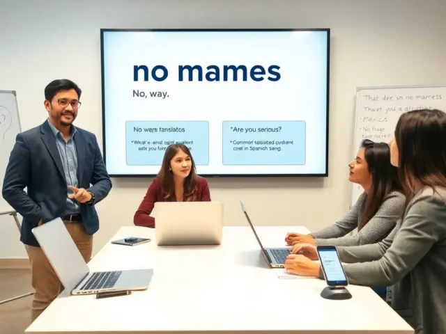 No Mames: What It Means In Spanish Slang — A Practical Guide For English Speakers